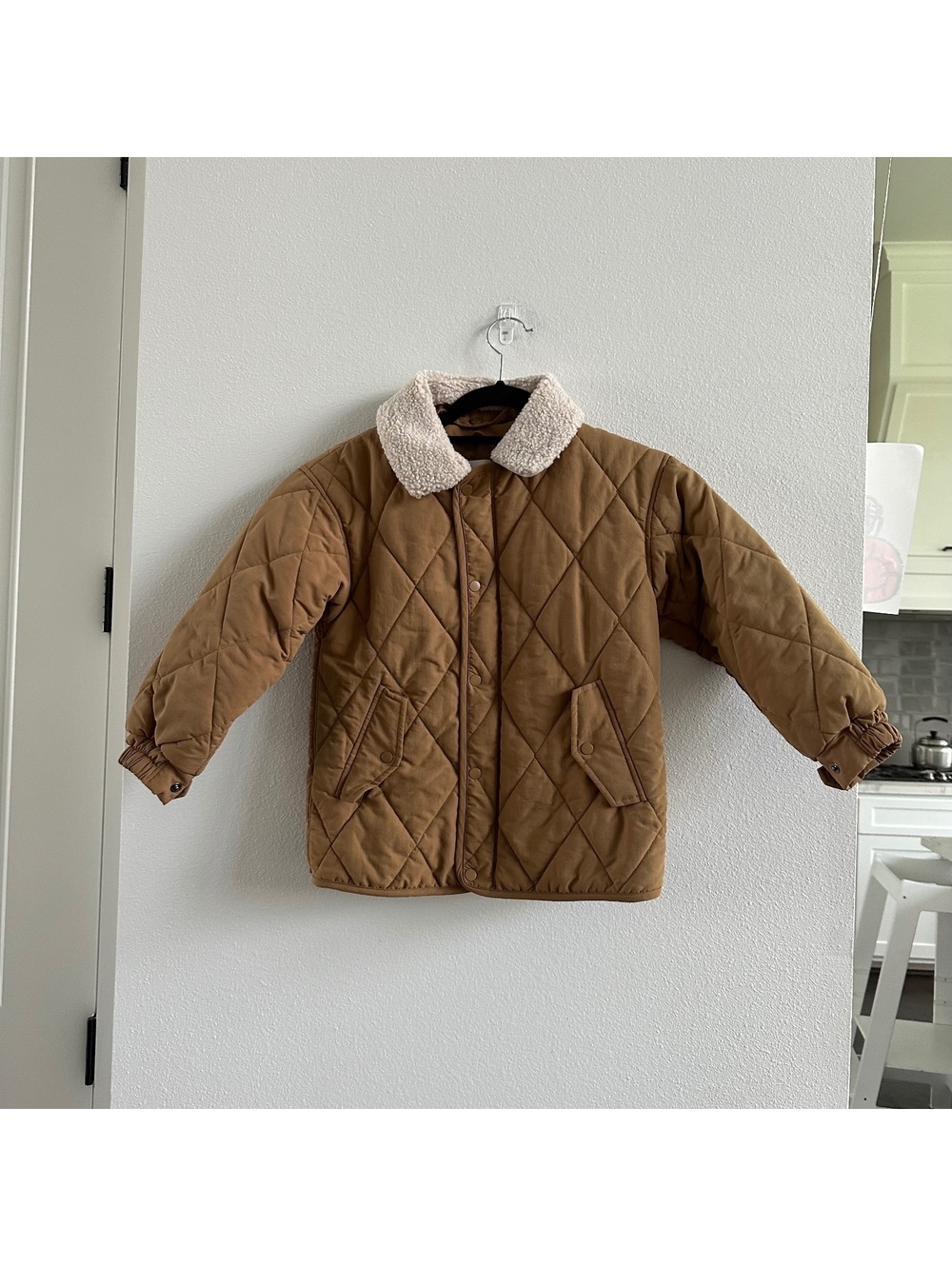 lowrys farm jacket kids brown quilted Size 3 Kids